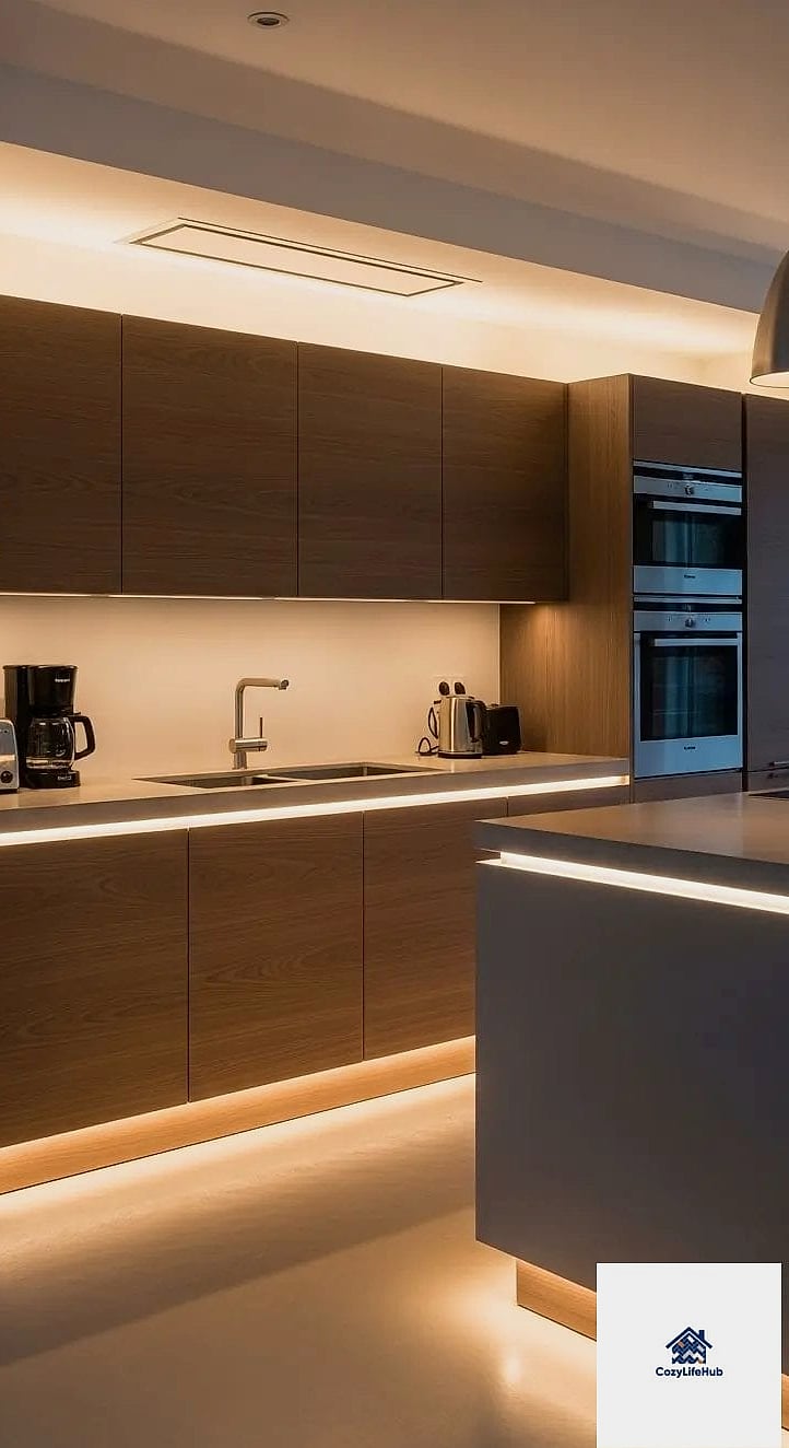 19 Modern Kitchen Ideas Worth Stealing From Interior Designers 12 Integrated Lighting Under Cabinets