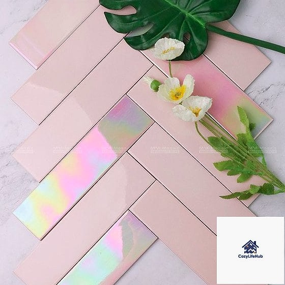 Iridescent Subway Tile with a Twist