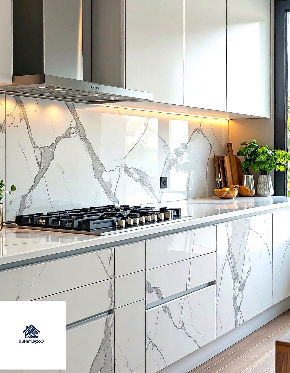 20 Matte Backsplash Ideas Worth Stealing From Interior Designers 17 Large-Format Matte Slab Tile