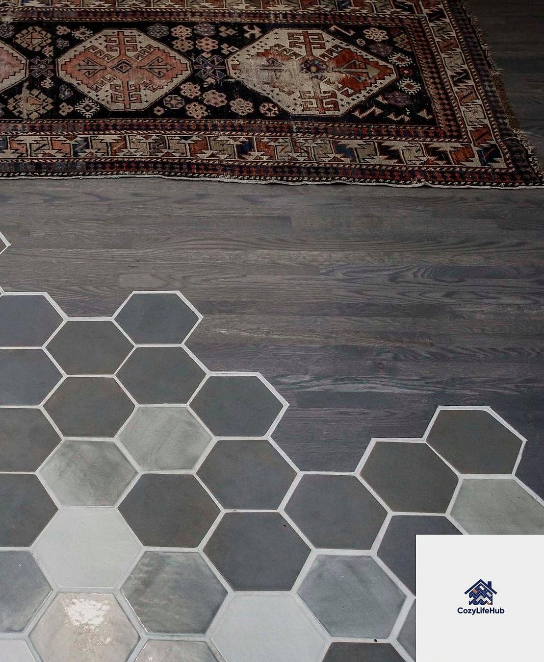 Large Hexagon Tile Flooring