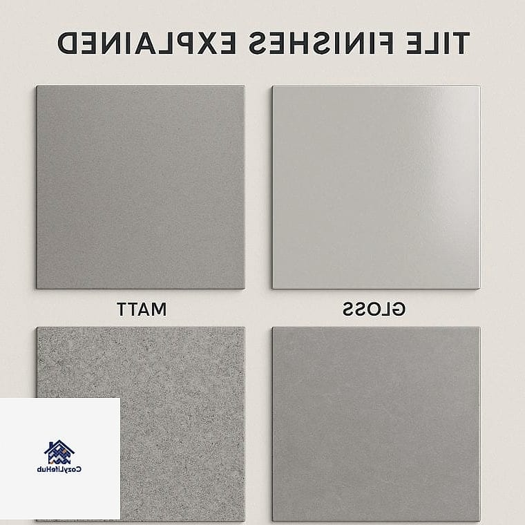 Large Tile with Matte Finishes Throughout