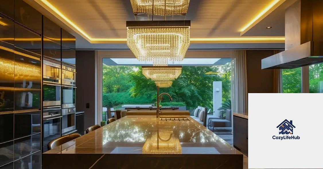 13 Contemporary Kitchen Ideas That Are Absolutely Worth It 12 Layered, Architectural Lighting