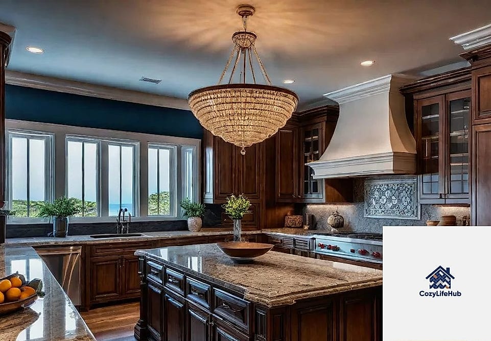 18 Traditional Kitchen Ideas Worth Stealing From Interior Designers 19 Layered, Warm Lighting