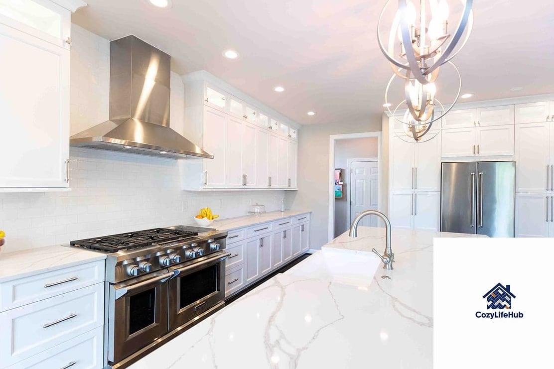 Marble Countertops with Soft Gray Veining