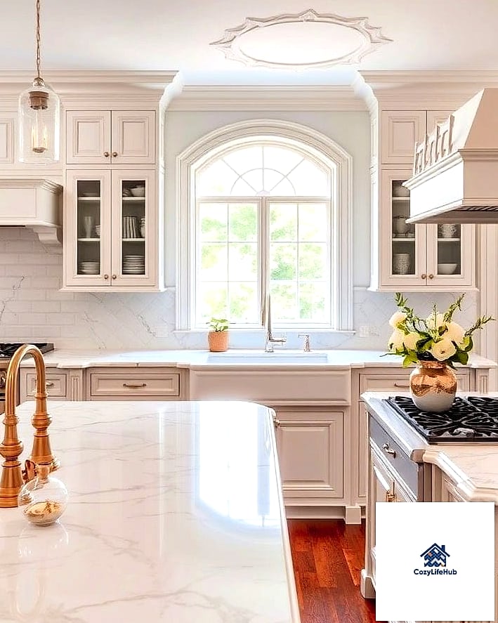 18 Traditional Kitchen Ideas Worth Stealing From Interior Designers 5 Marble Countertops