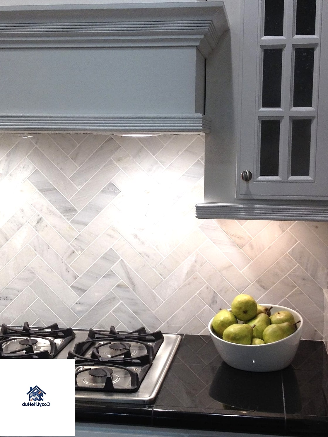 Marble Herringbone for a Luxe Look