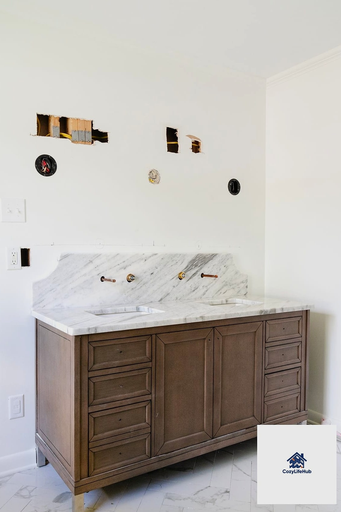 Marble-Look Porcelain for a Luxe Feel
