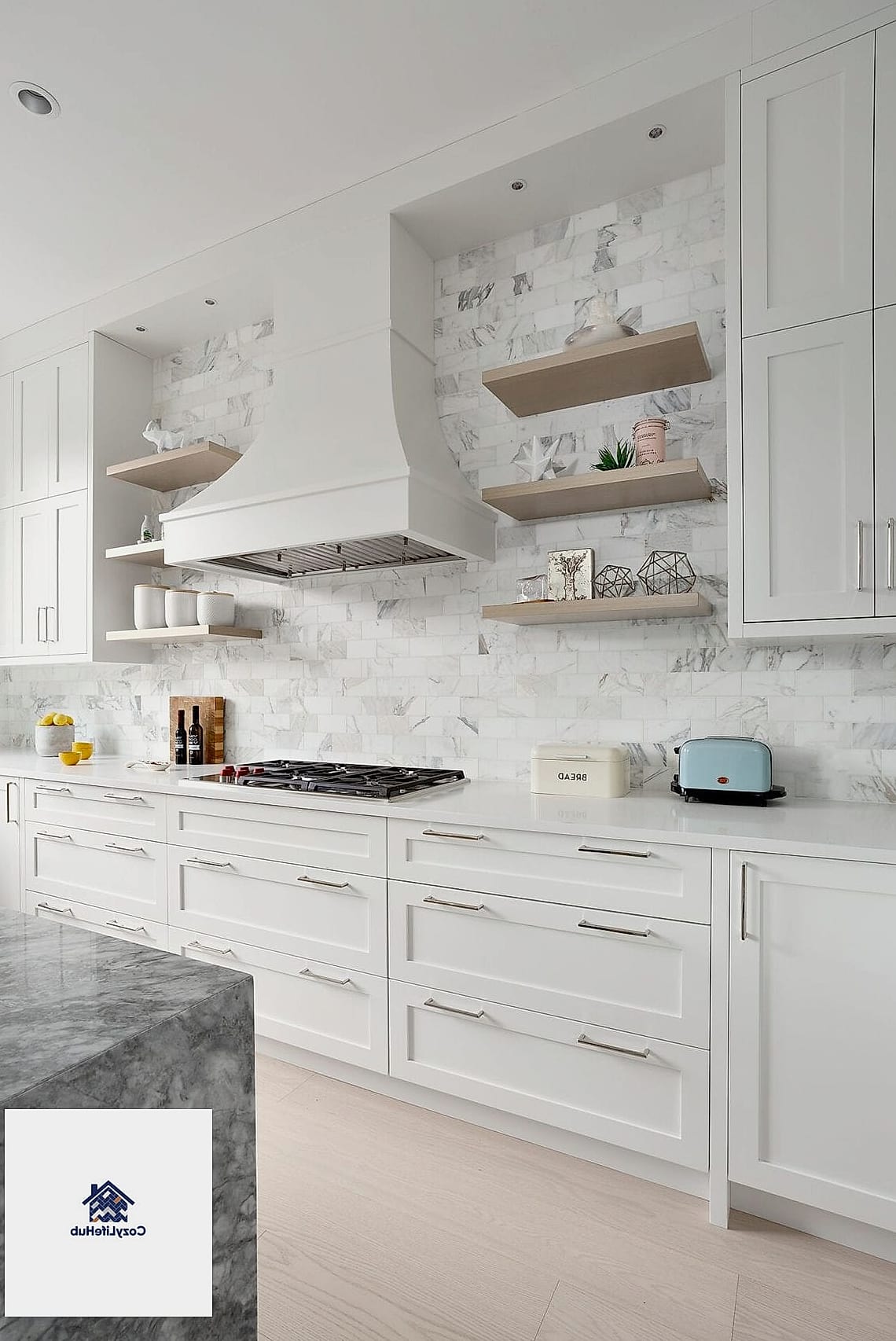 Marble or Marble-Look Porcelain for a Luxe Feel