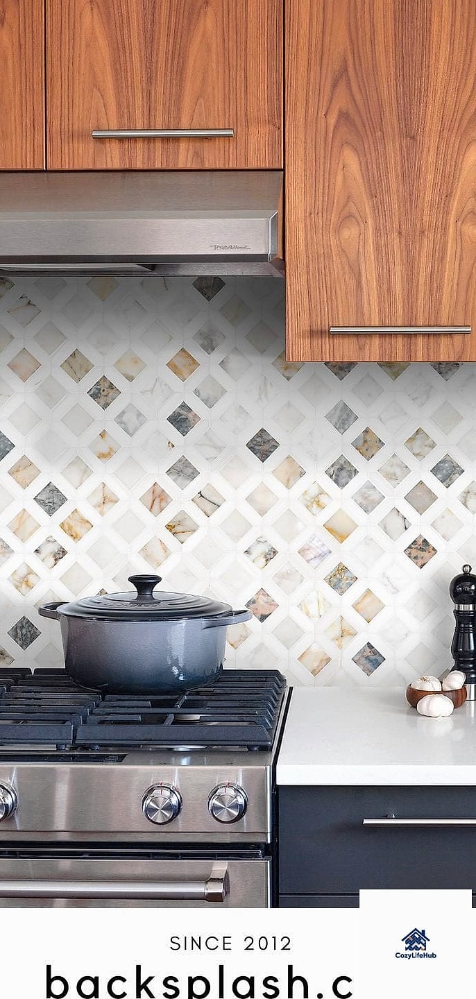 Marble Mosaic Tile Backsplash