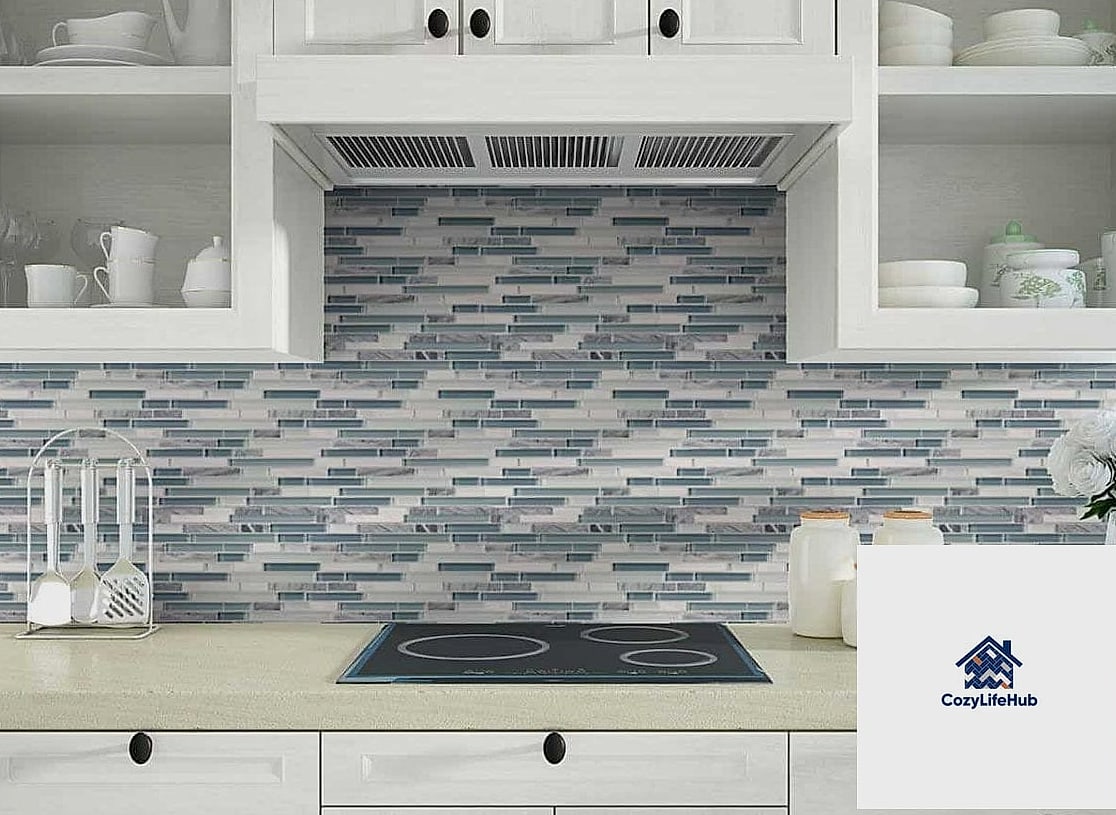Marble Peel-and-Stick Backsplash