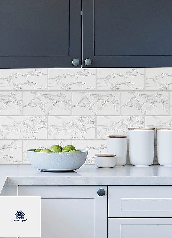 Marble Peel-and-Stick for Renters