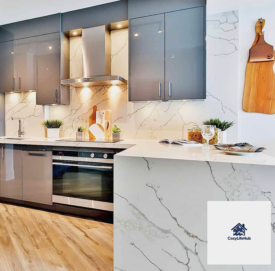 Marble Slab as a Range Backsplash Only