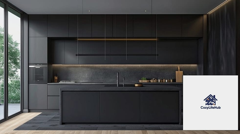 19 Modern Kitchen Ideas Worth Stealing From Interior Designers 5 Matte Black Fixtures