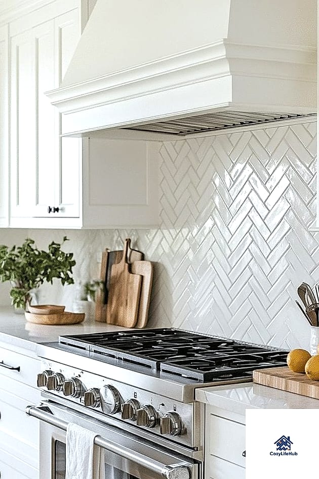 Matte Finish Herringbone