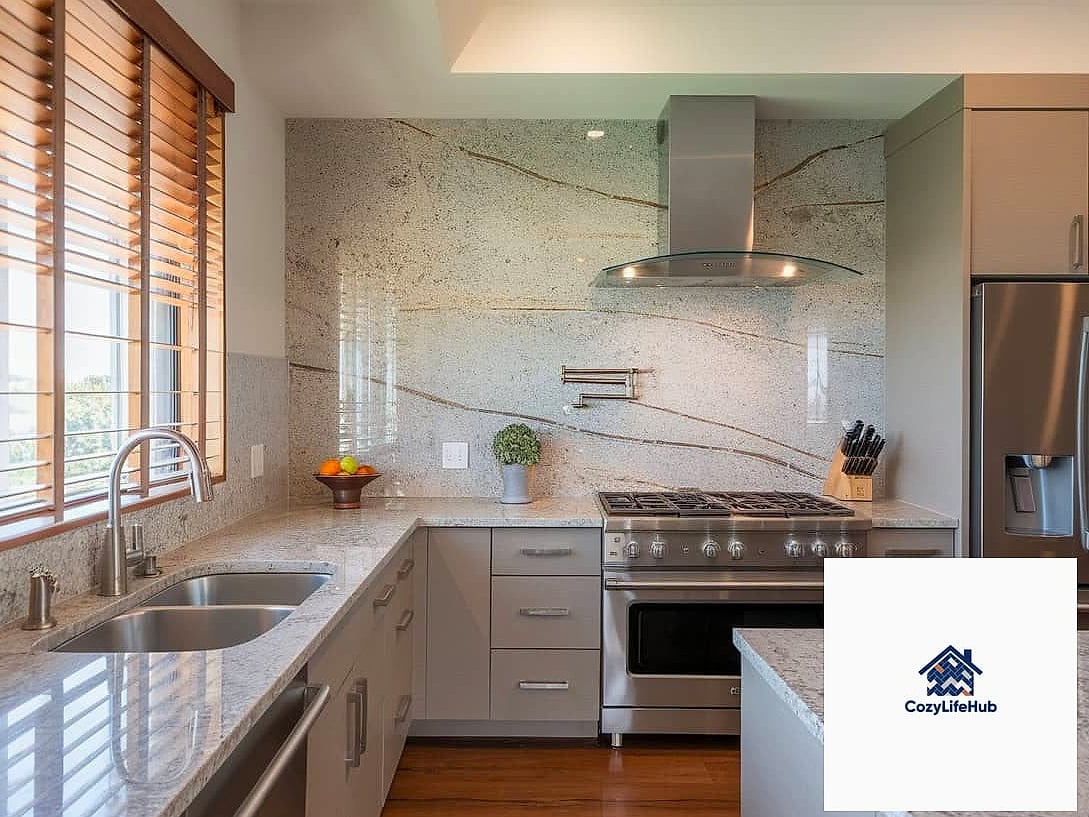 25 Backsplash for Granite Countertops Ideas That Will Change How You See Your Home 19 Matte Finish Tile for a Modern Look