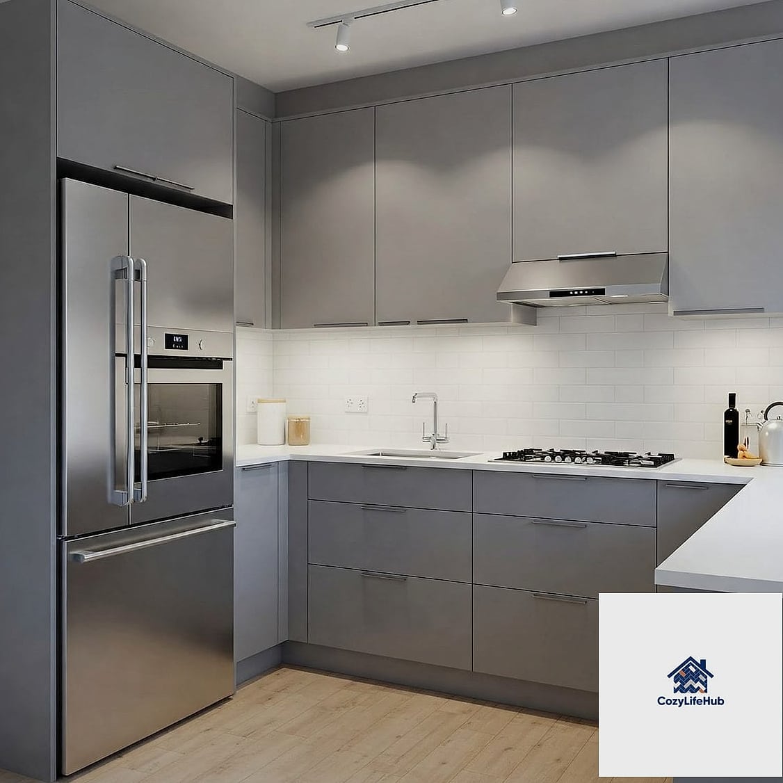 Matte Gray Cabinet Finishes