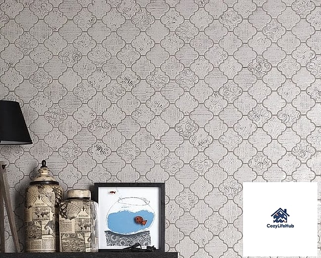 Matte Grey Arabesque for a Modern Farmhouse Kitchen