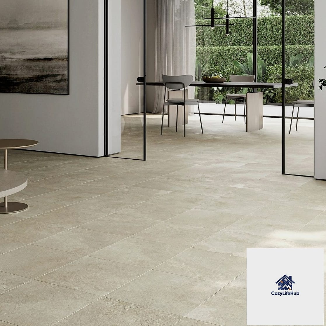 Matte Porcelain in Neutral Tones for a Grounded, Calm Feel