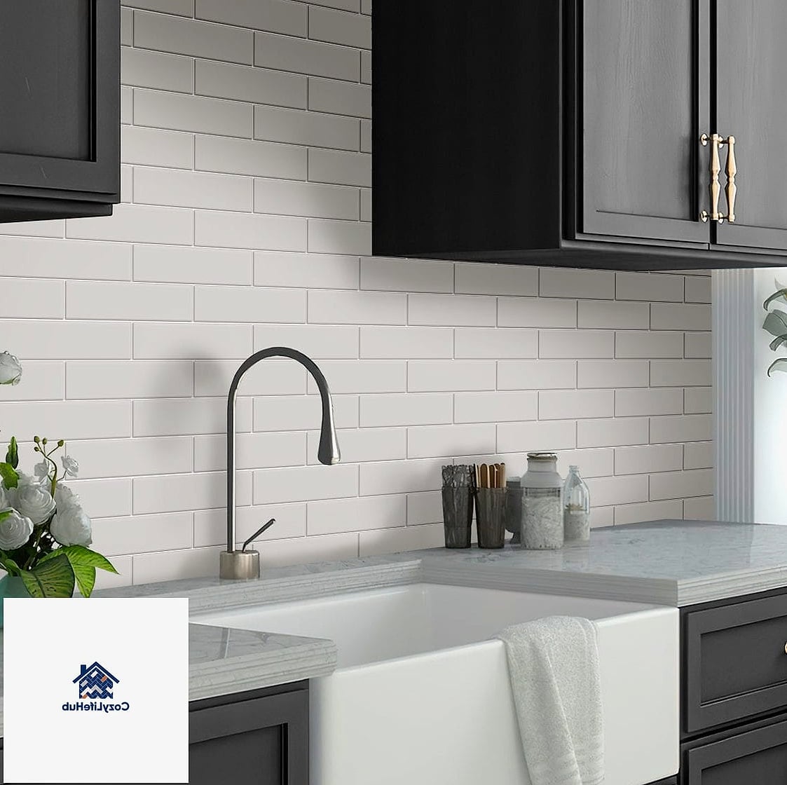 20 Matte Backsplash Ideas Worth Stealing From Interior Designers 20 Matte Tile Extending to the Ceiling