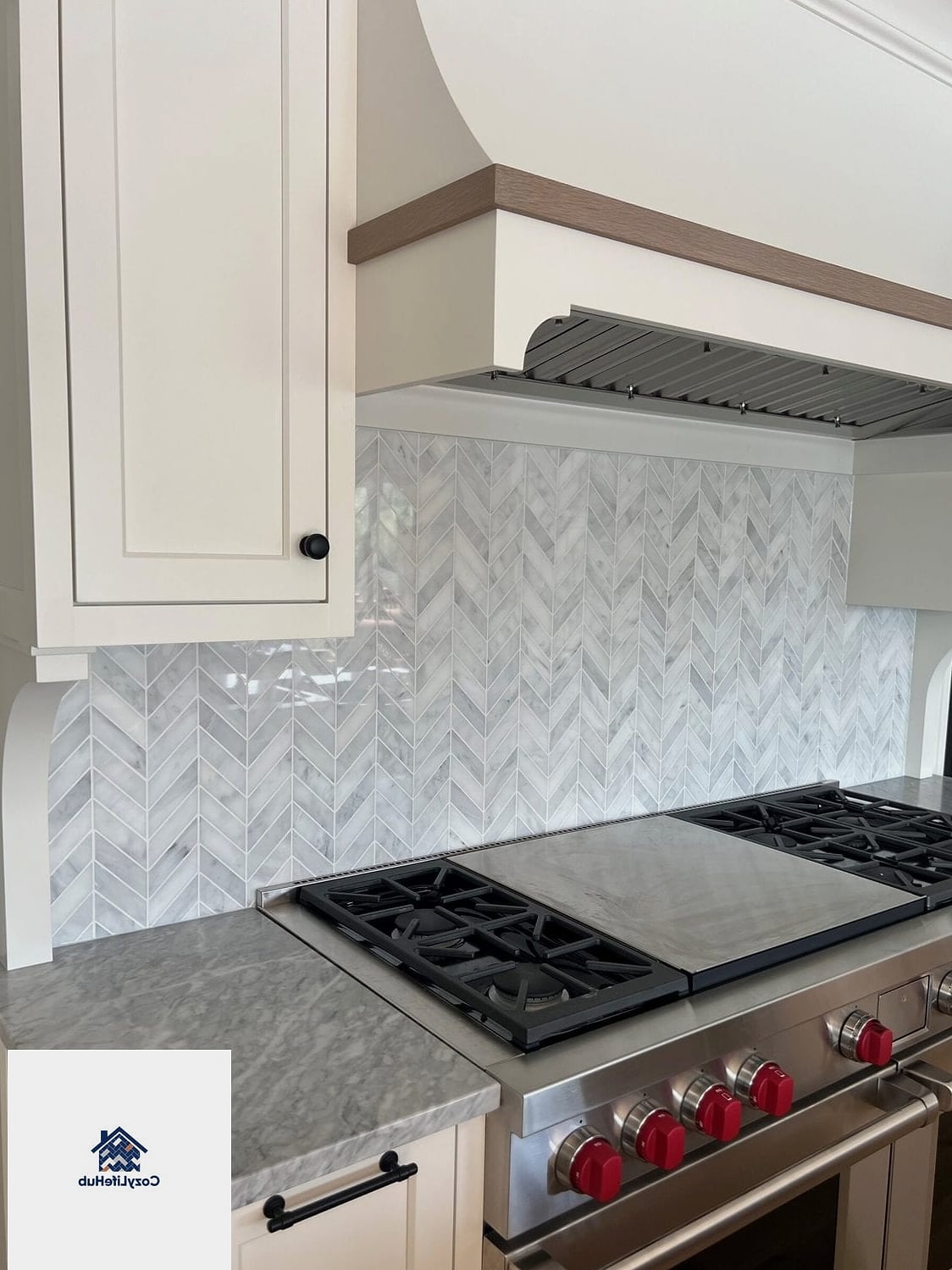 19 Chevron Backsplash Ideas Trending on Pinterest This Year 15 Mini Chevron Mosaic Tile