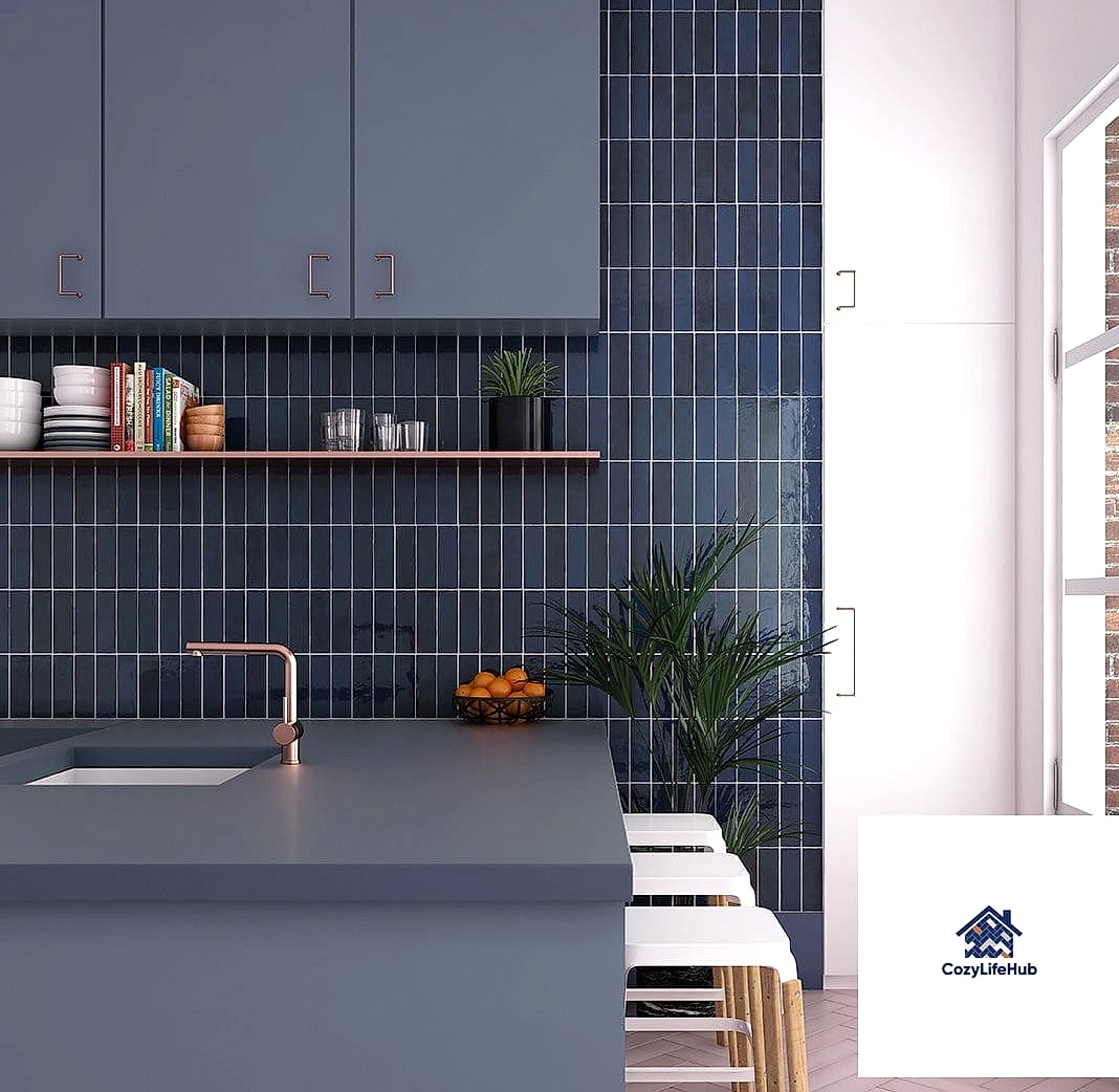 9 How to Lay Subway Tile Ideas From Homes We Absolutely Love 9 Mixed Layout With a Herringbone Accent Strip