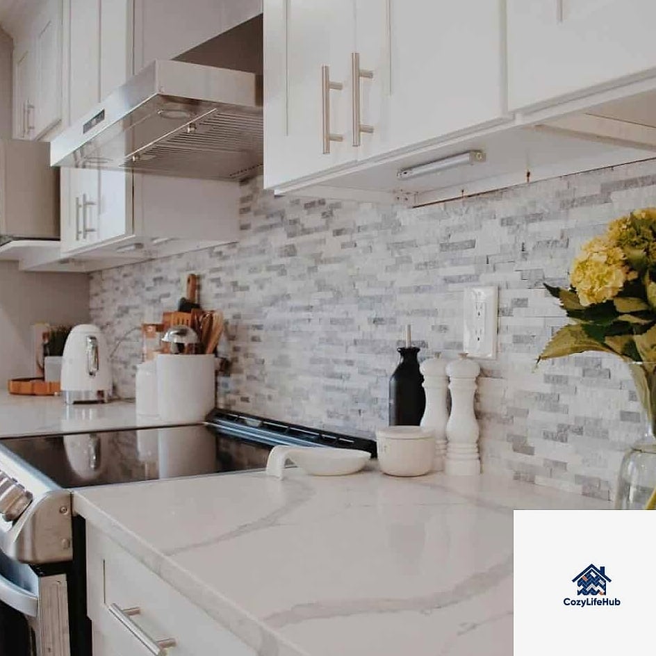 Mixed Material Backsplash