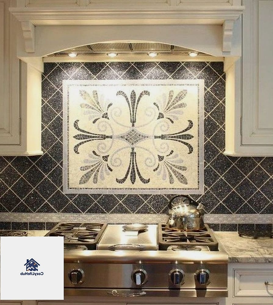 Mosaic Tile Medallion Focal Point