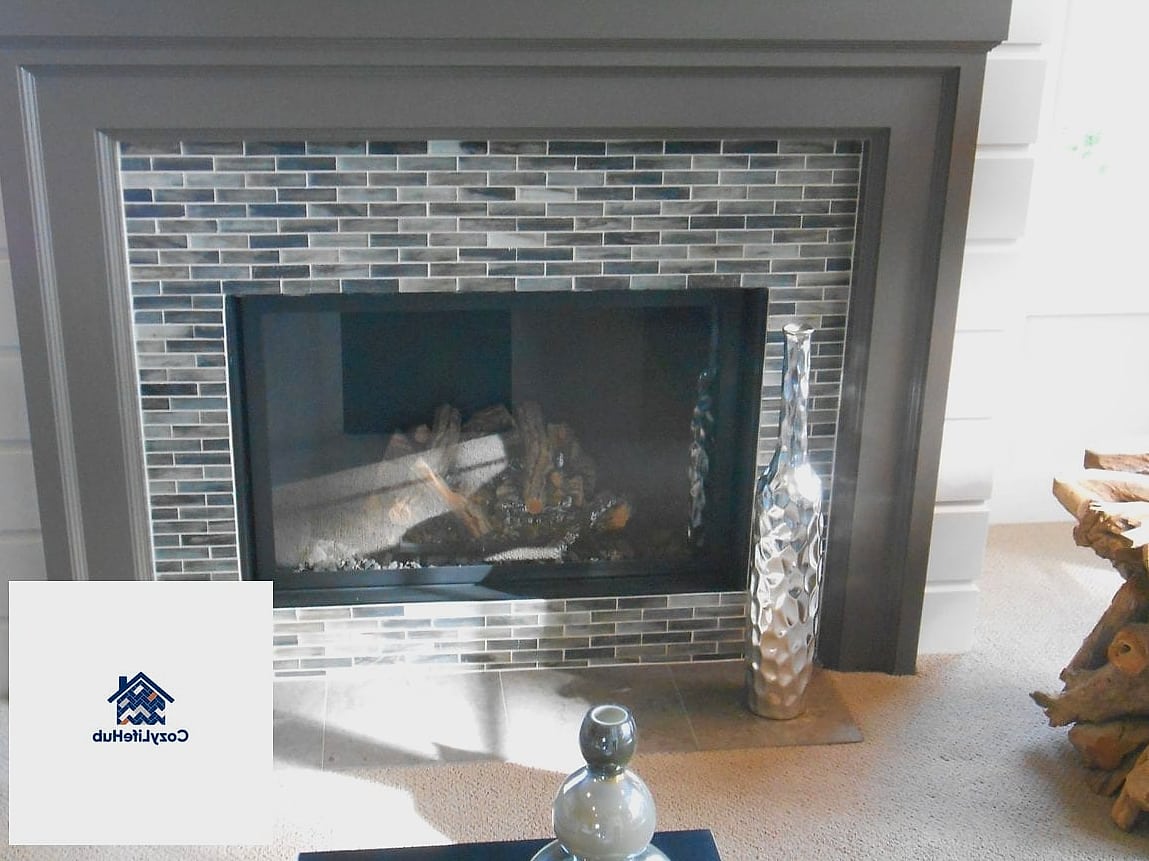 16 Subway Mosaic Tile Ideas That Are Absolutely Worth It 15 Mosaic Tile as a Fireplace or Bar Backsplash