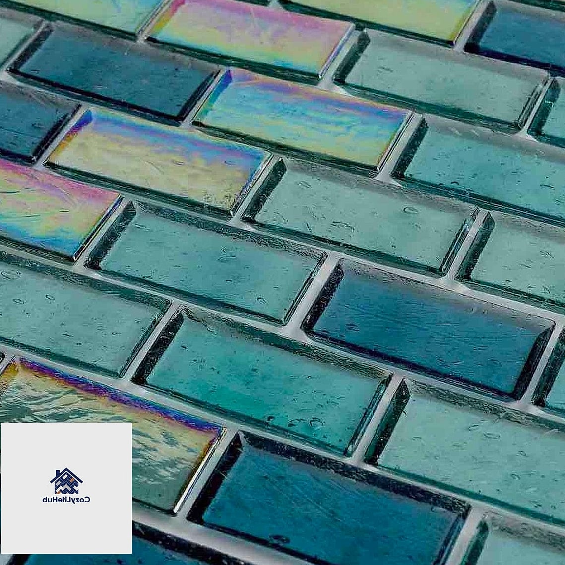 22 Recycled Glass Tile Ideas That Are Stylish and Practical 13 Multicolor Confetti Mosaic for Kids' Bathroom
