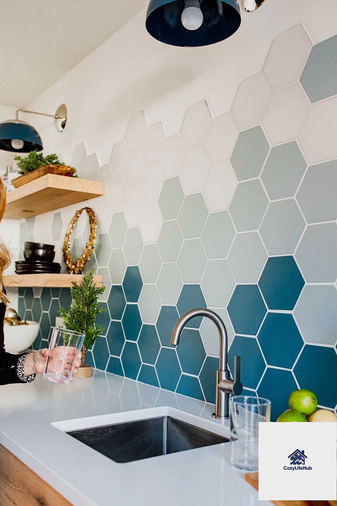 27 Modern Backsplash Ideas That Will Transform Your Space 27 Ombre Tile Effect