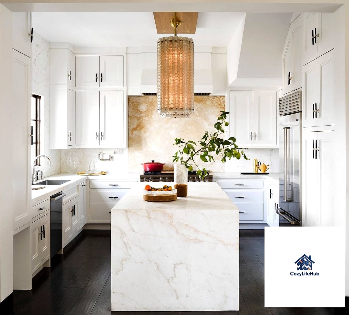 30 White Onyx Subway Backsplash Ideas From Homes We Absolutely Love 12 Onyx Subway Tile Kitchen Island Backsplash