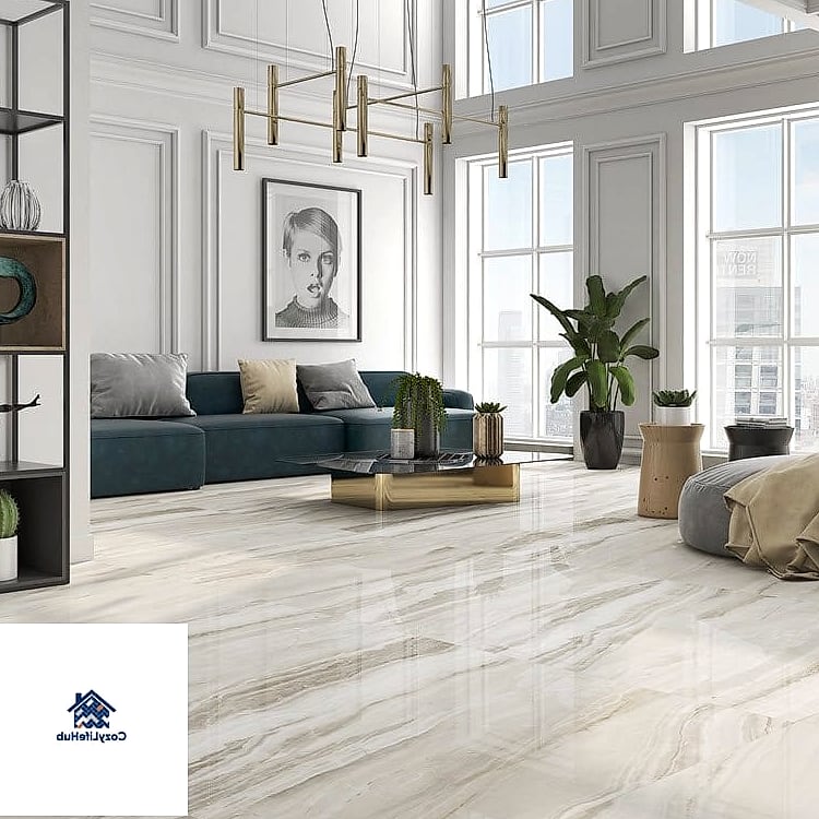 Oversized Porcelain Slabs on Shower Walls