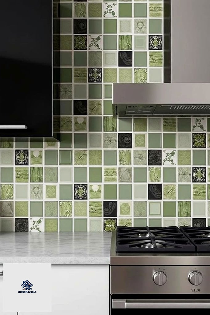 27 Modern Backsplash Ideas That Will Transform Your Space 22 Pale Green Tile for a Soft Update