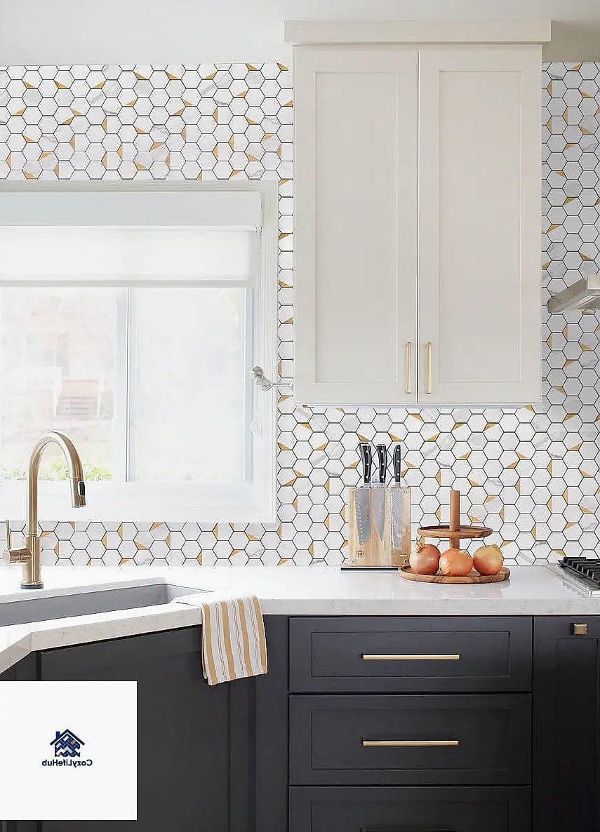 Peel-and-Stick Tile Backsplash