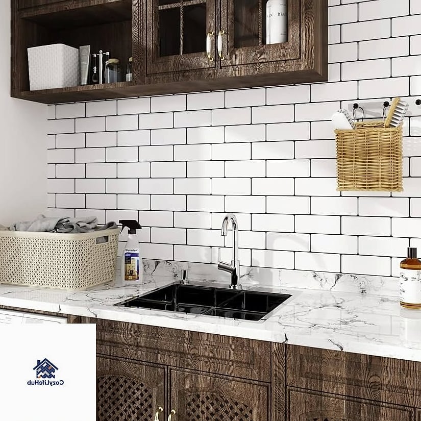 Peel-and-Stick Backsplash for Renters