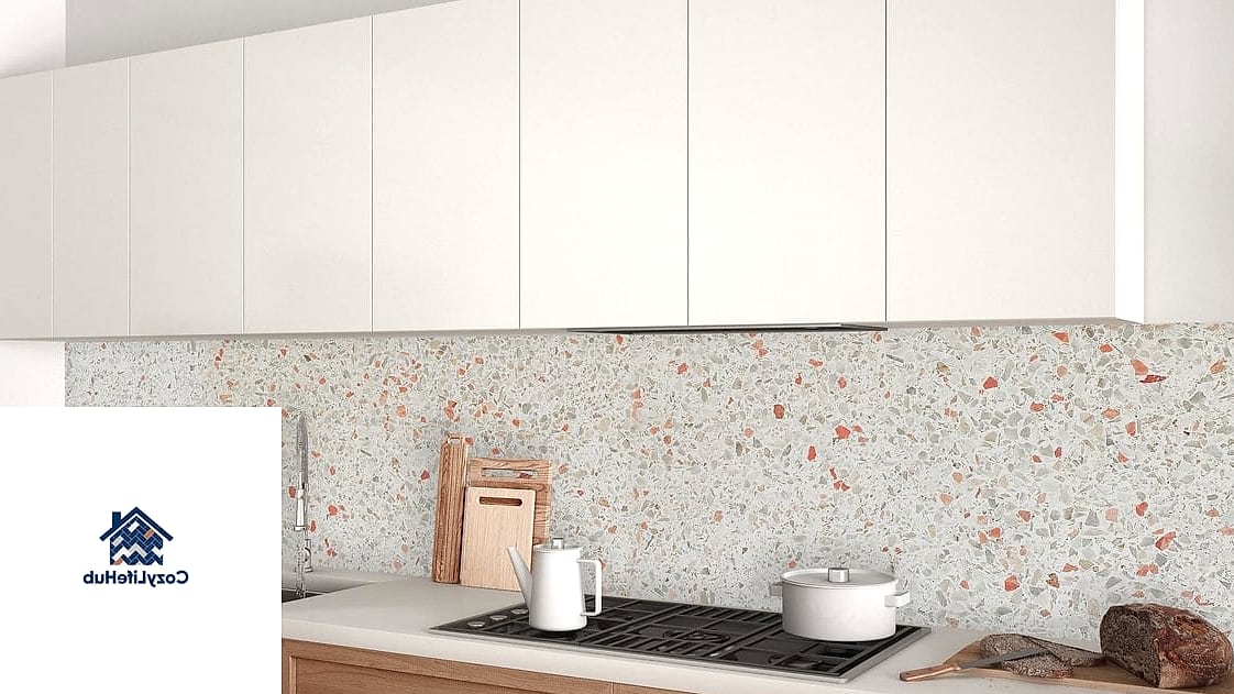 19 Terrazzo Backsplash Ideas That Look Expensive But Aren't 8 Peel-and-Stick Terrazzo for Renters