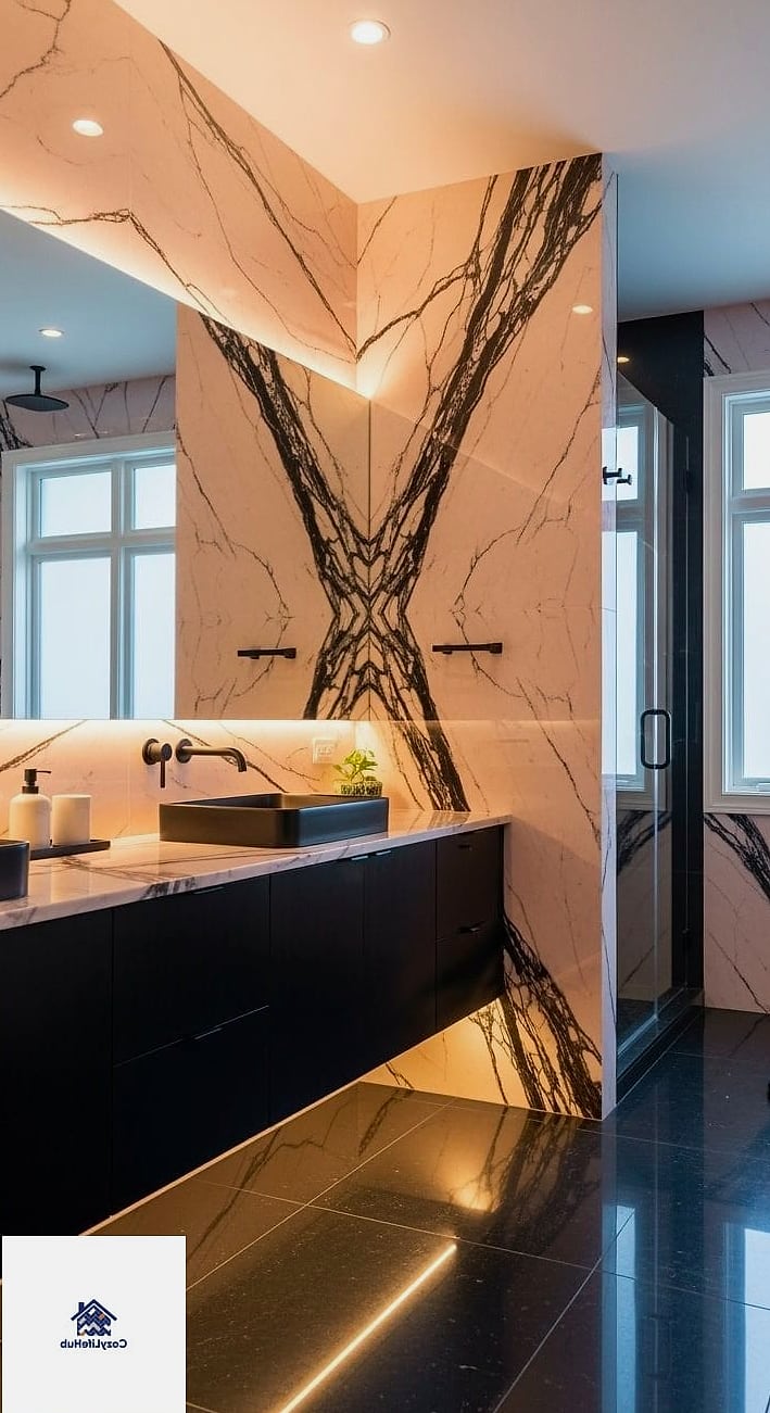 Pink Marble Accents