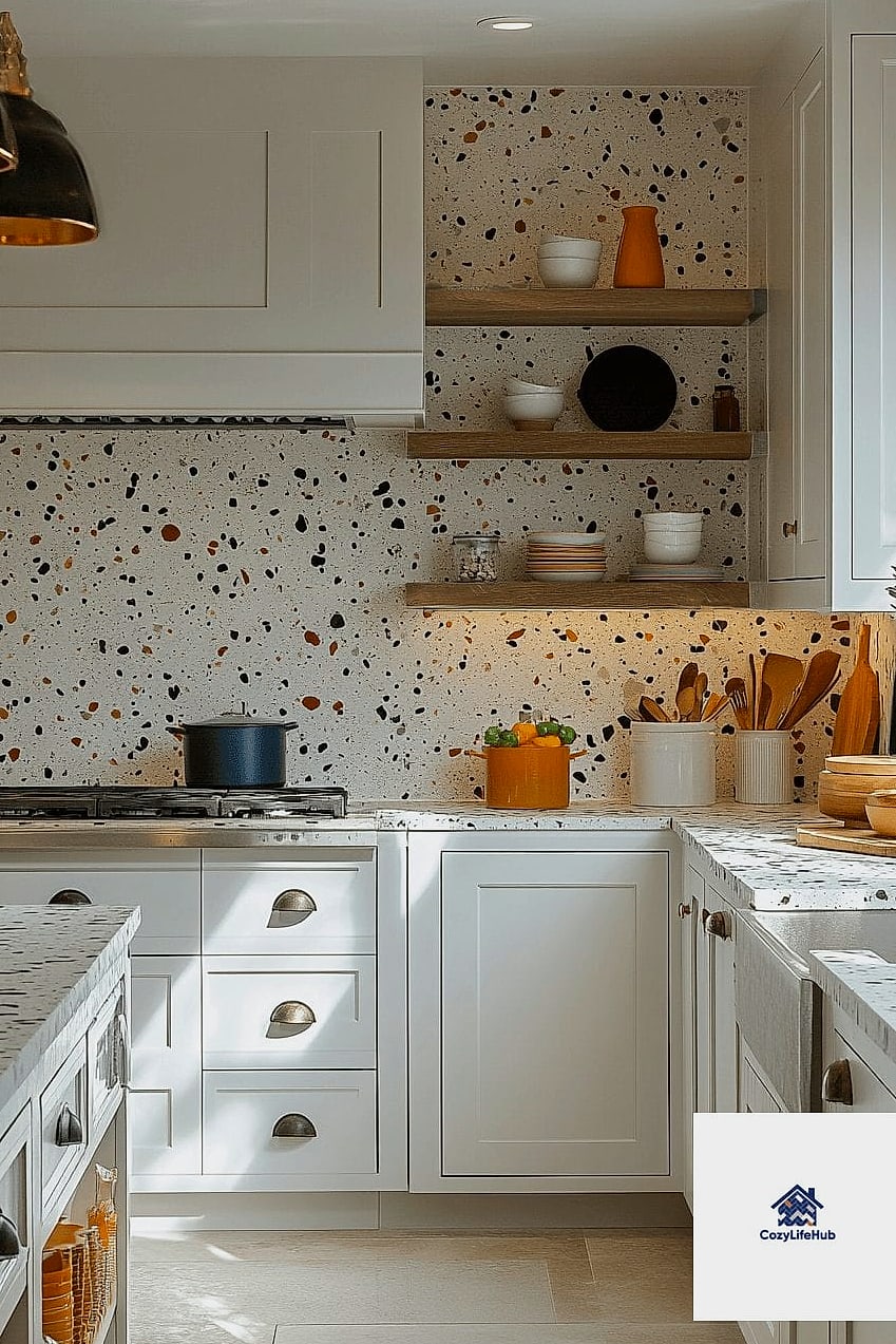 Playful Encaustic Cement Tile