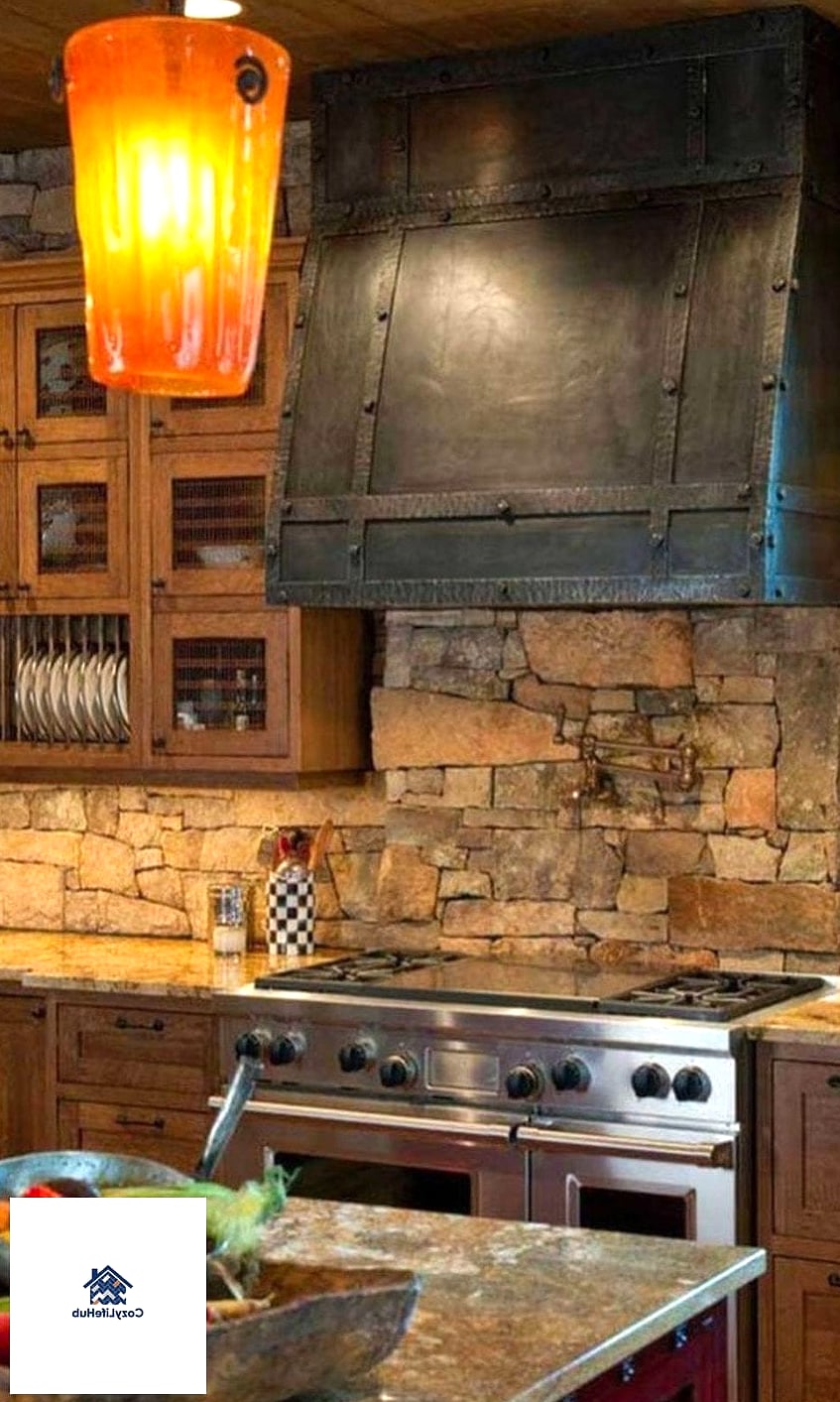 17 Rustic Stone Backsplash Ideas That Will Transform Your Space 11 Quartzite Slab as a Statement Wall