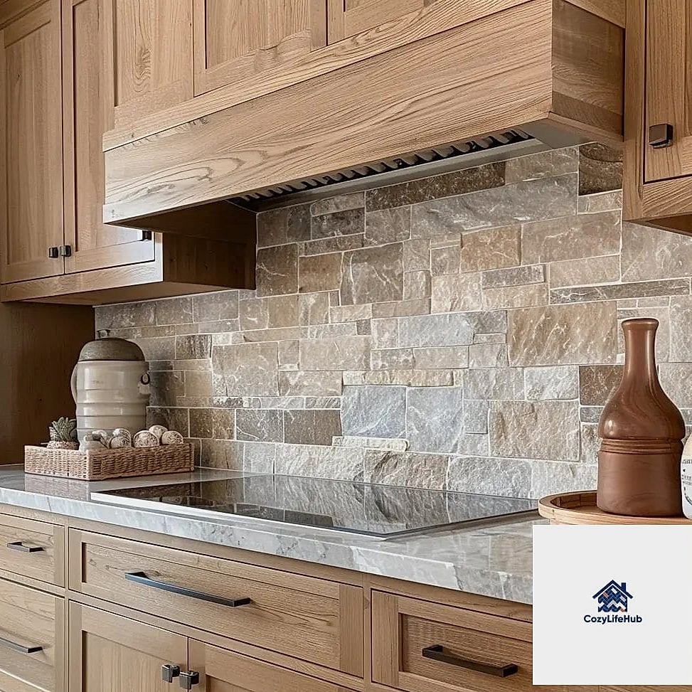 30 Backsplash for Modern Cabinets Ideas to Inspire Your Next Renovation 25 Ribbed Stone Tile