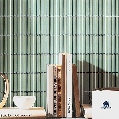 19 Kit Kat Tile Ideas for Every Home Style and Budget 3 Sage Green Shower Surround