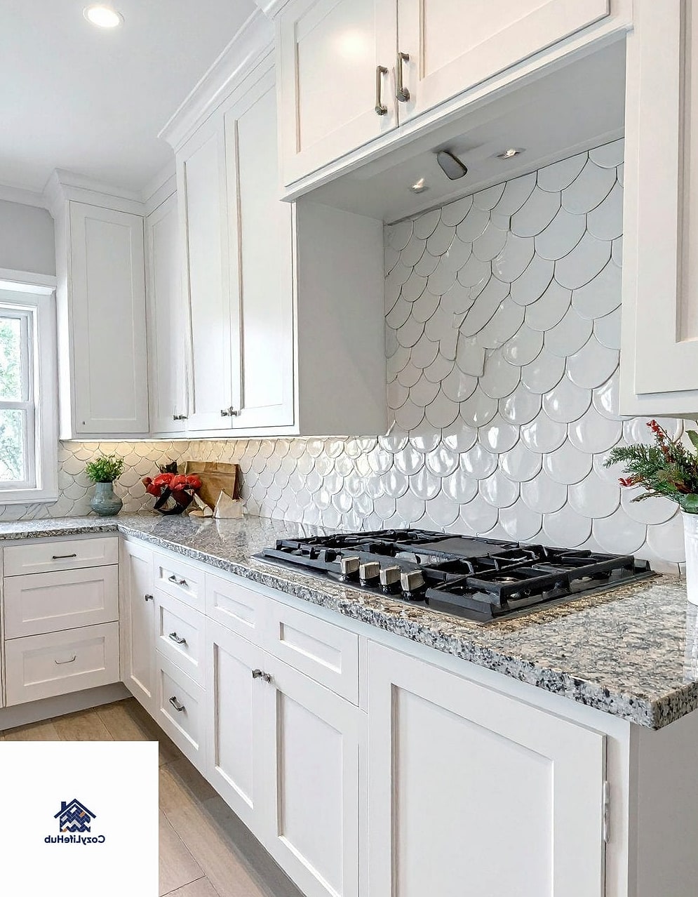 25 Backsplash for Granite Countertops Ideas That Will Change How You See Your Home 23 Scalloped or Fish Scale Tile
