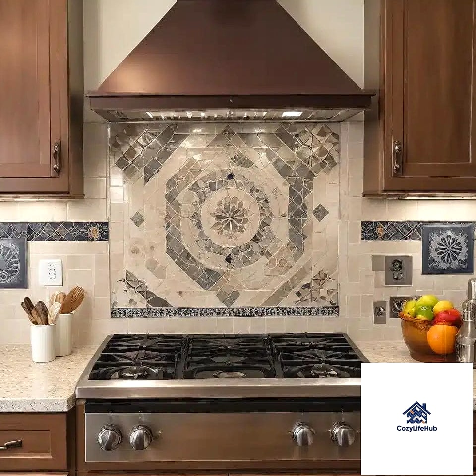 21 Shell Backsplash Ideas Worth Stealing From Interior Designers 13 Shell Tile Accent Wall in a Reading Nook