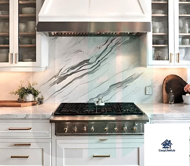 30 Backsplash for Modern Cabinets Ideas to Inspire Your Next Renovation 2 Slab Marble Backsplash