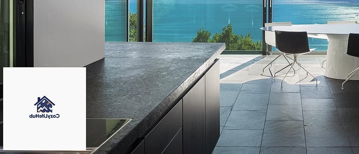 30 Heat Resistant Kitchen Ideas That Prove This Trend Is Here to Stay 25 Slate Tile Flooring in the Cooking Zone