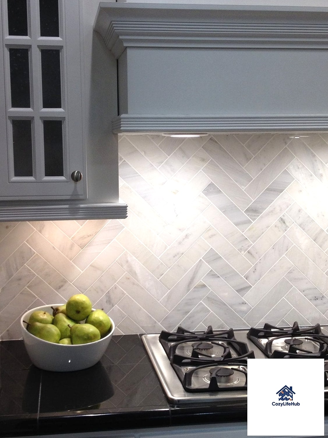 21 Marble Herringbone Backsplash Ideas That Look Expensive But Aren't 18 Small Kitchen Herringbone Accent Wall