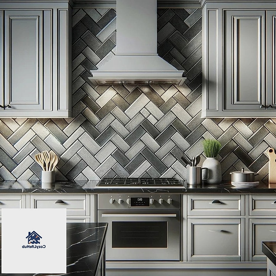 20 Backsplash for Dark Countertops Ideas for Every Home Style and Budget 12 Soft Gray Large-Format Tile