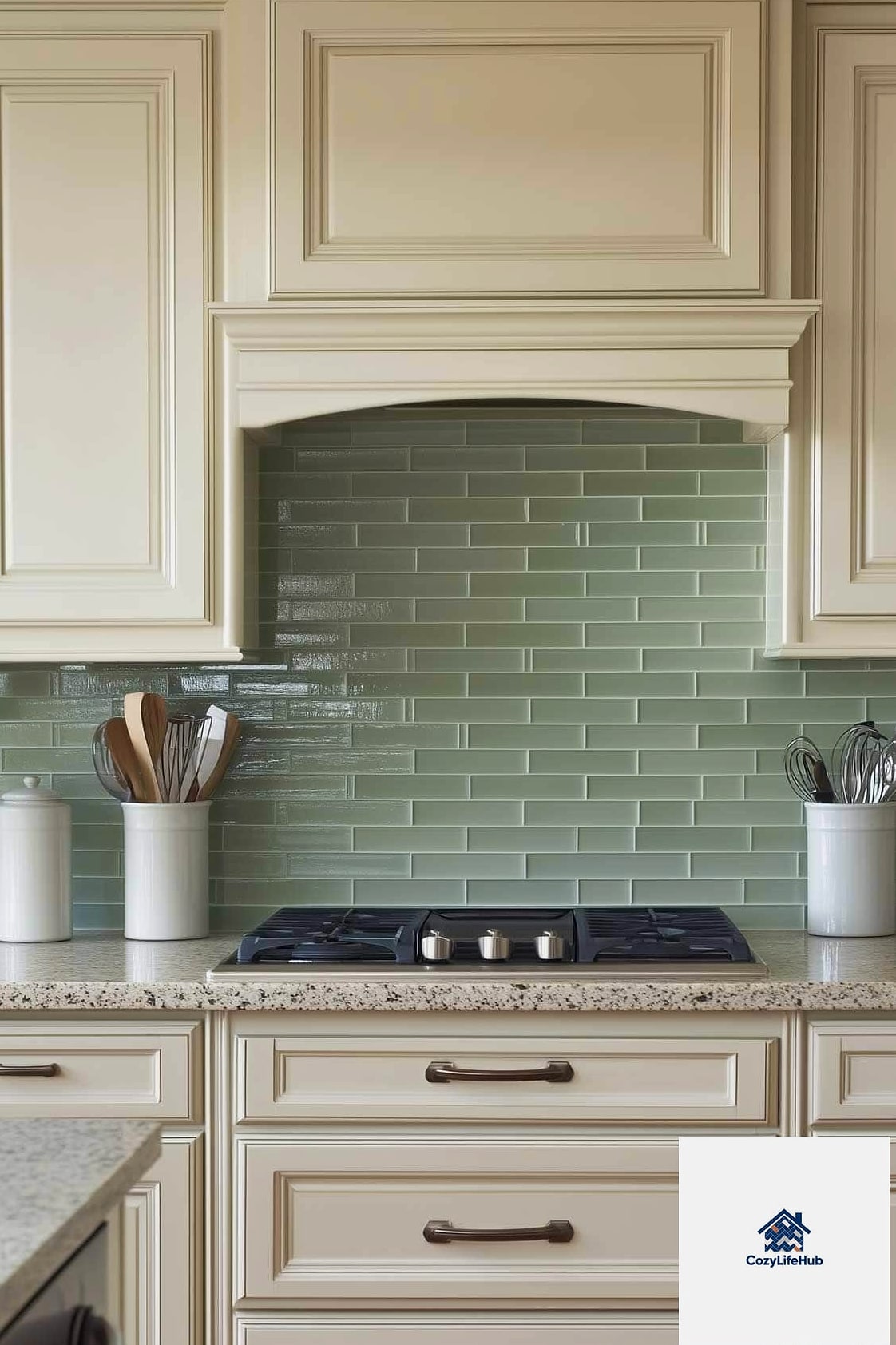 Soft Sage Green Subway Tile
