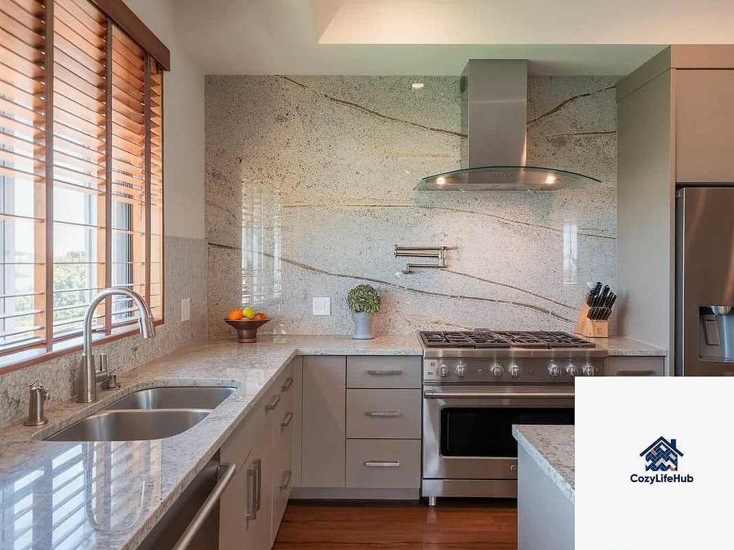 25 Backsplash for Granite Countertops Ideas That Will Change How You See Your Home 7 Stacked Horizontal Tile Layout