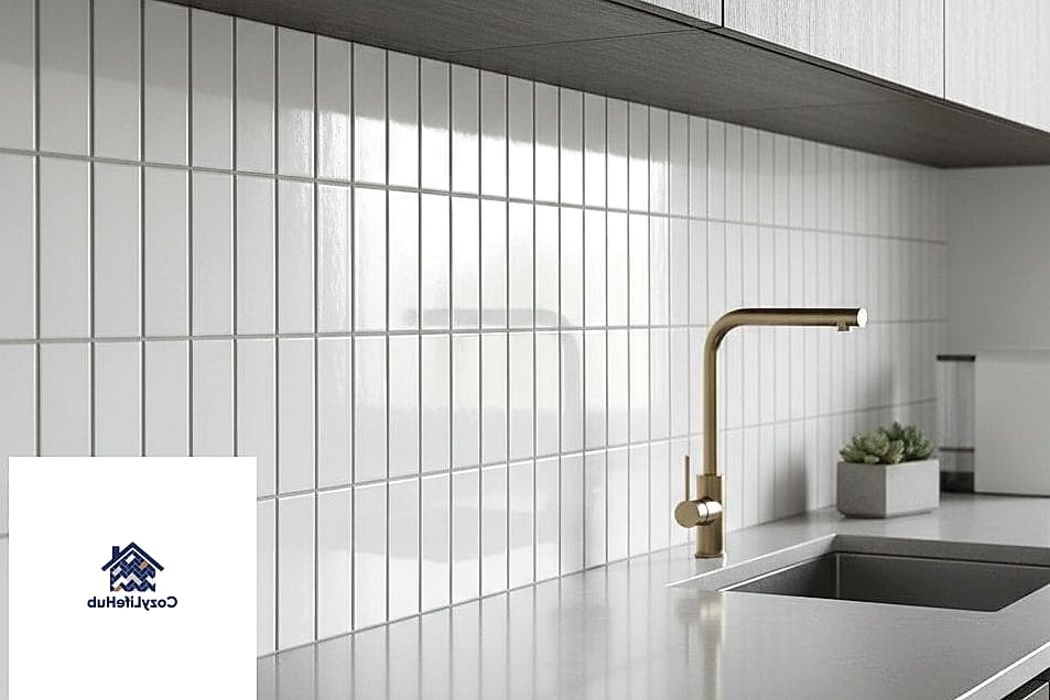 15 Glossy or Matte Subway Tile Ideas That Maximize Style and Function 5 Stacked Vertical Subway Tile for a Modern Bathroom